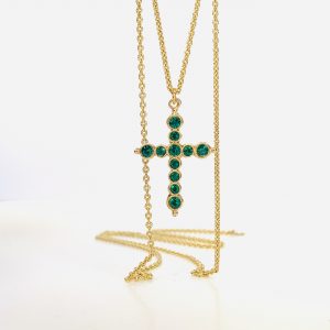 Collier SALOMEE Emeraude - PRINCESS TO LEND