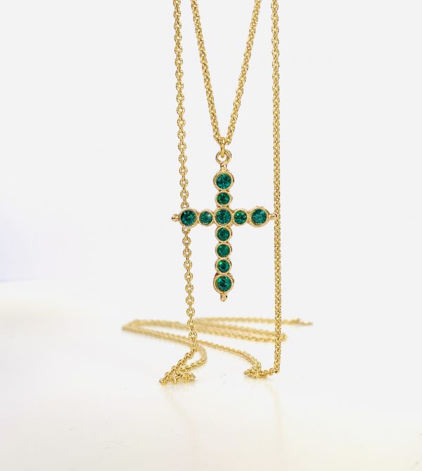 Collier SALOMEE Emeraude - PRINCESS TO LEND