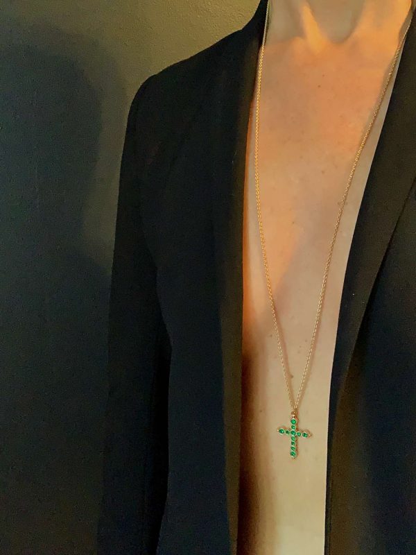 Collier SALOMEE Emeraude - PRINCESS TO LEND – Image 2