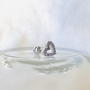 Piercing COEUR ARGENT - PRINCESS TO LEND
