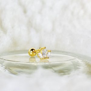 Piercing MINI COURONNE DORE - PRINCESS TO LEND