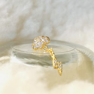 Boucle NUAGE Doré - PRINCESS TO LEND