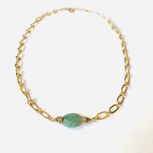 Collier PAISLEY Aventurine - PRINCESS TO LEND