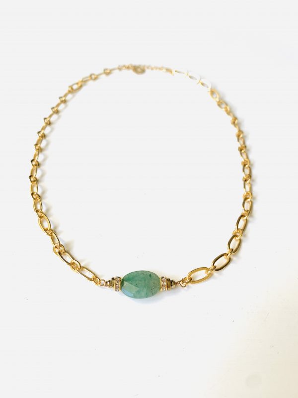 Collier PAISLEY Aventurine - PRINCESS TO LEND