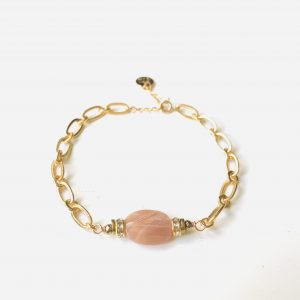 Bracelet Paisley PIERRE DE LUNE Orange - PRINCESS TO LEND