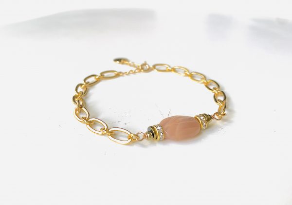 Bracelet Paisley PIERRE DE LUNE Orange - PRINCESS TO LEND – Image 2