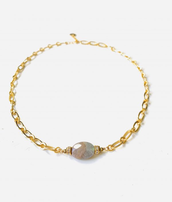 Collier PAISLEY Labradorite - PRINCESS TO LEND