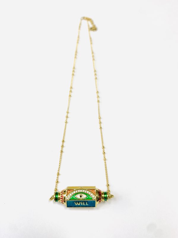 Collier CLOTHILDE Rouge - PRINCESS TO LEND – Image 2