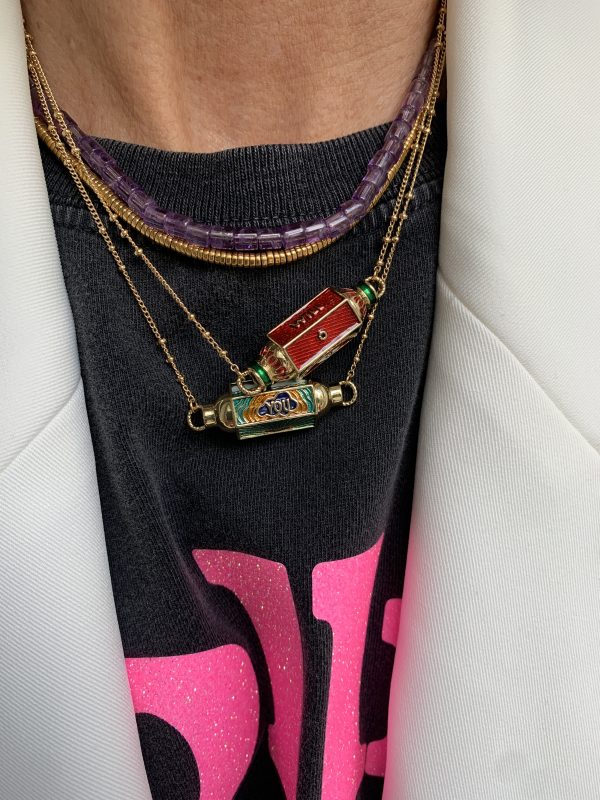 Collier CLOTHILDE Rouge - PRINCESS TO LEND – Image 6