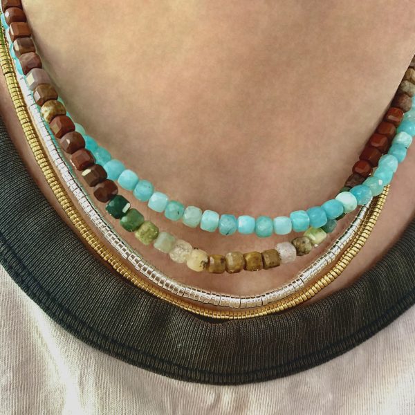 Collier SOFIA Chrysophase - PRINCESS TO LEND – Image 3