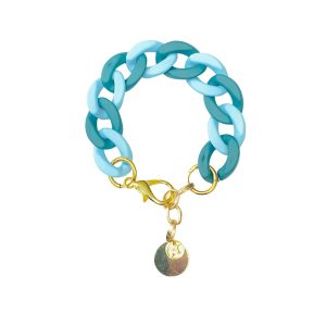 Bracelet ANGELE Duo Bleu Mat - PRINCESS TO LEND