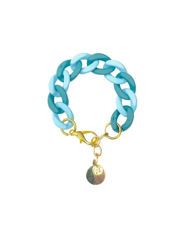 Bracelet ANGELE Duo Bleu Mat - PRINCESS TO LEND