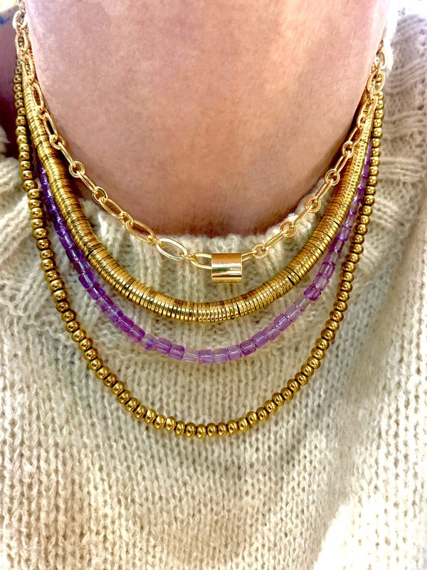 Collier SOFIA Chrysophase - PRINCESS TO LEND – Image 4