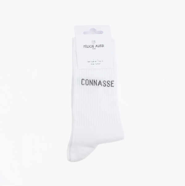 Chaussettes Blanches CONNASSE - FELICIE AUSSI