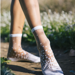 Chaussettes NAKAMEGURO White - ATELIER SAINT EUSTACHE