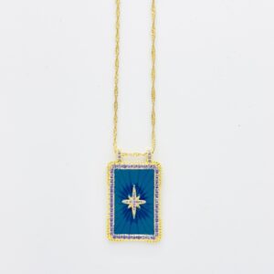 Collier RITA Bleu - PRINCESS TO LEND