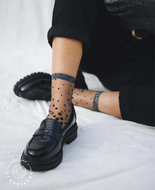 Chaussettes NAKAMEGURO SILVER - ATELIER SAINT EUSTACHE