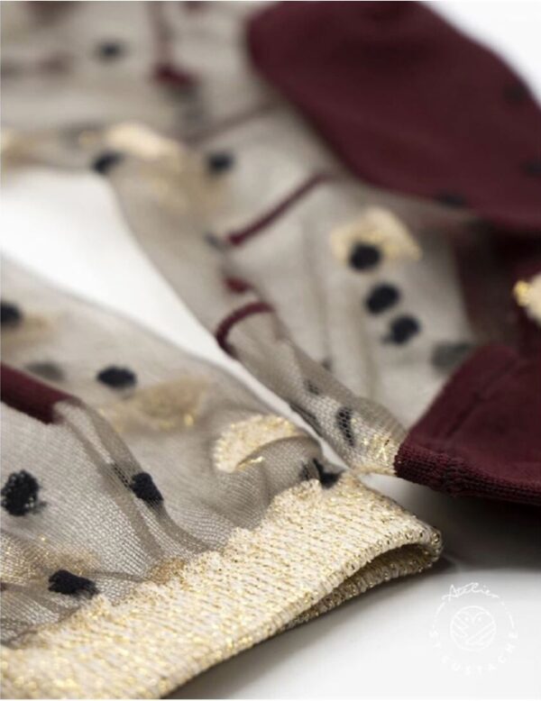Chaussettes KANSAS PIVOT Gold - ATELIER SAINT EUSTACHE – Image 2