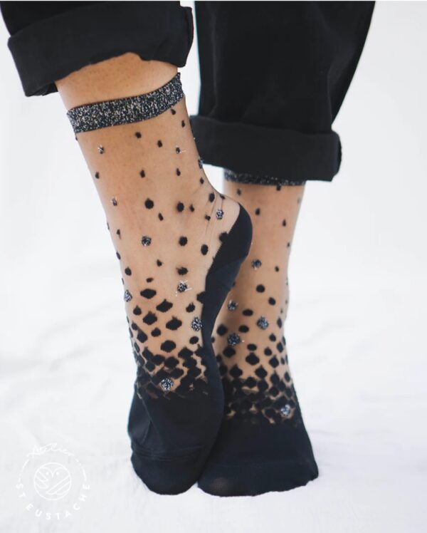 Chaussettes NAKAMEGURO SILVER - ATELIER SAINT EUSTACHE – Image 2
