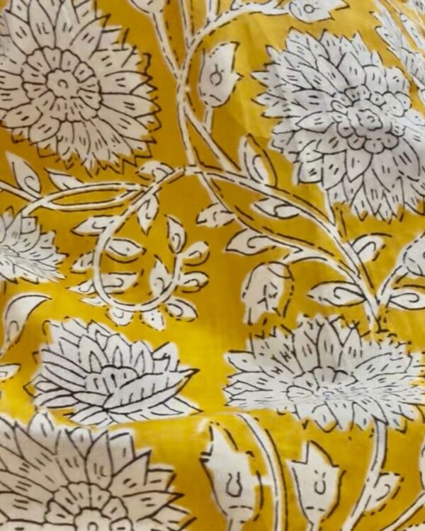 Ensemble Indien Block Print Orange - By La Boutik – Image 2
