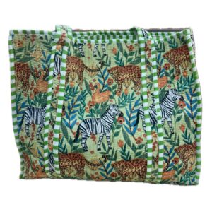 Sac Cabas indien Savane Vert - BY LA BOUTIK