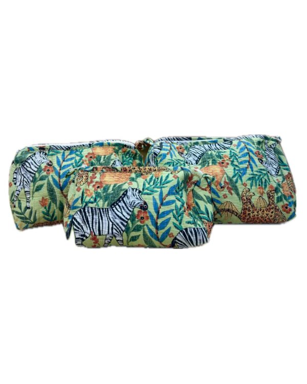 Trousse Indien Block Print Savane - By La Boutik – Image 2