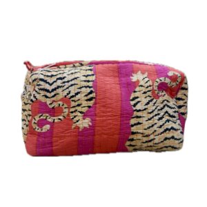 Trousse Indien Block Print Tigre - By La Boutik