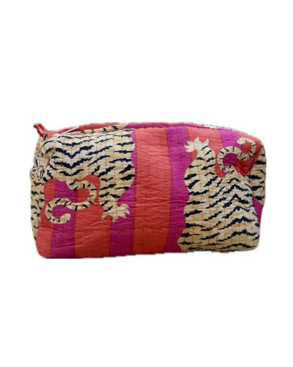 Trousse Indien Block Print Tigre - By La Boutik