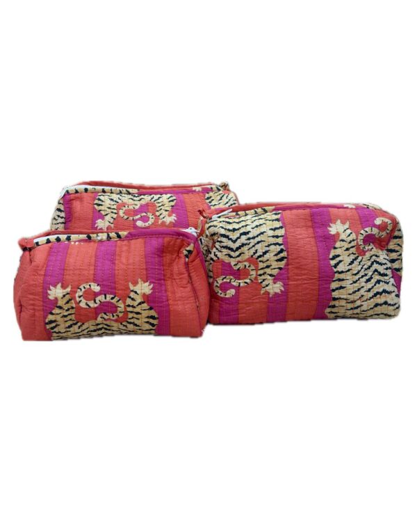 Trousse Indien Block Print Tigre - By La Boutik – Image 2
