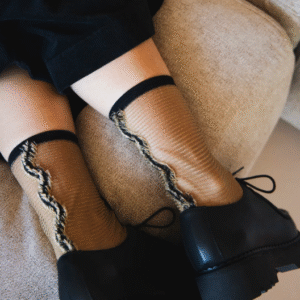 Chaussettes FRANGIA Dorée - ATELIER SAINT EUSTACHE