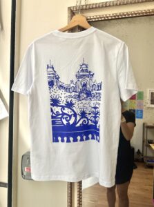 TEE SHIRT LONGCHAMP BLEU 2