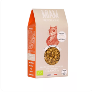 Granola Bio Vanille Bourbon & Beurre d'Amande -vegan-sans gluten