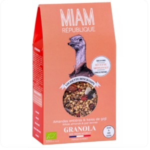 Granola Bio Baies de Goji & Amandes-vegan-sans gluten