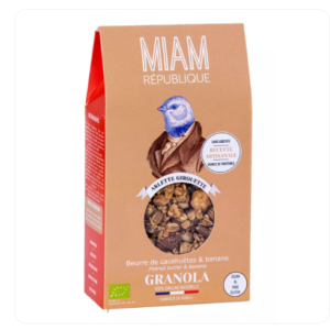 Granola bio Peanut butter & Amandes -vegan-sans gluten