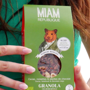 Granola bio Chocolat & Noisettes-vegan-sans gluten