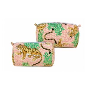 Trousse matelassée Tigre Rose – by La Boutik Labo