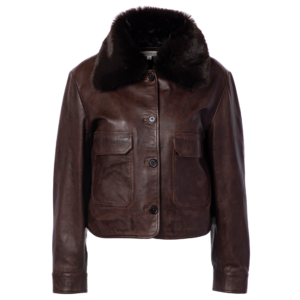 Veste Blouson PURE Chocolat - JC Sophie