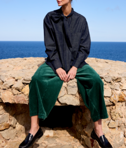 PANTALON PARVATI DARK AQUA PORTE
