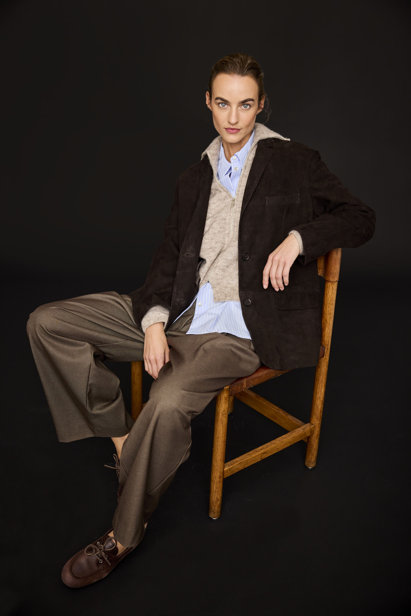 Pantalon PAULA Marron - JC Sophie – Image 3