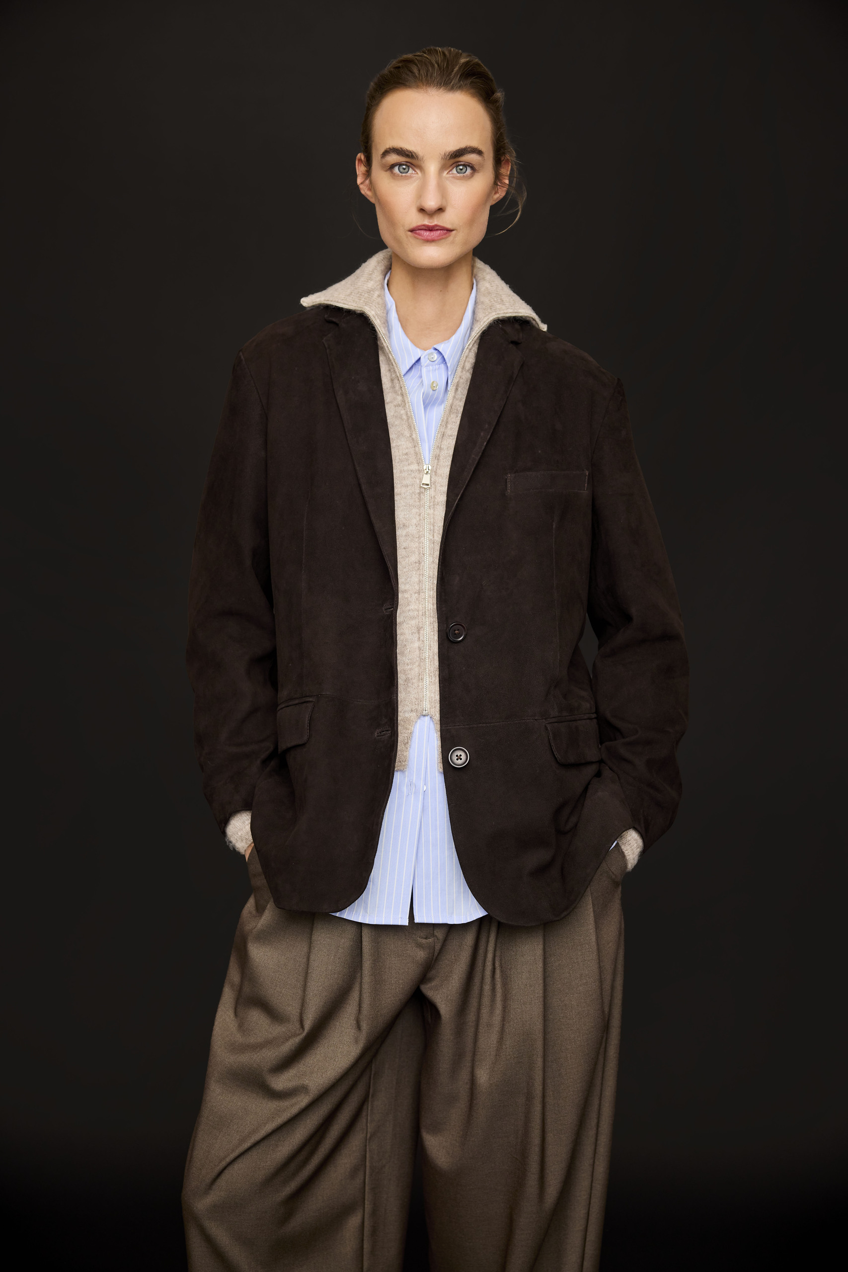 Pantalon PAULA Marron - JC Sophie – Image 2