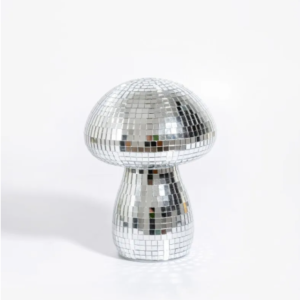 Veilleuse champignon disco à facettes