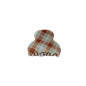Mini pince à cheveux à carreaux 4,5 cm | La Boutik Labo
